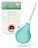 EBENTHAL-VITAL hygienischer Darmeinlauf inkl. Anleitung - Darmreinigung BPA-frei - Klistier zur Darmspülung - hochwertiges Darmreinigungs-Set 225 ml